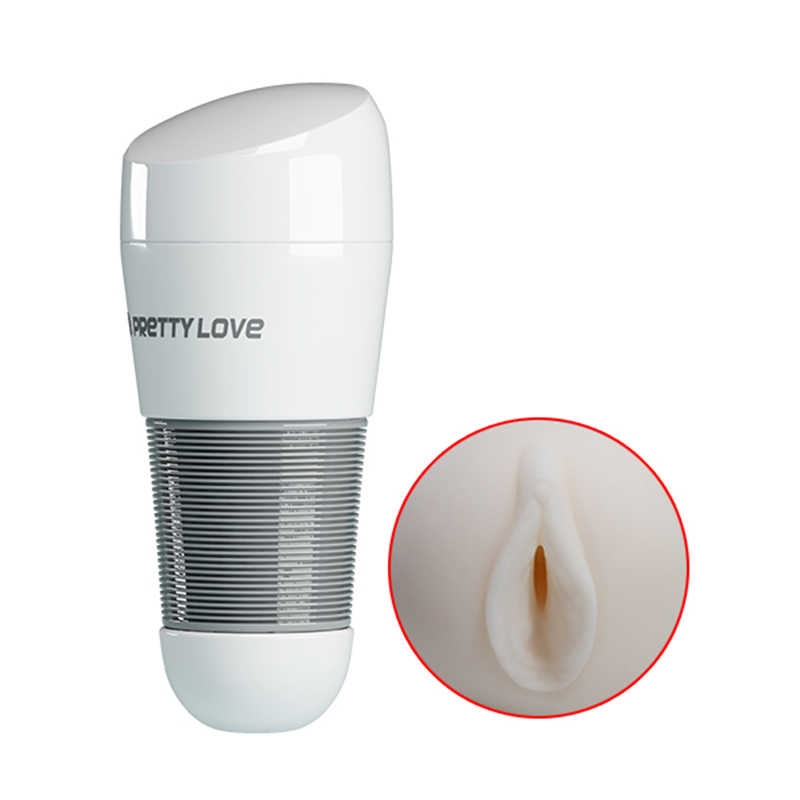 Мастурбатор "Pretty Love Kitty" вагина в белой колбе 