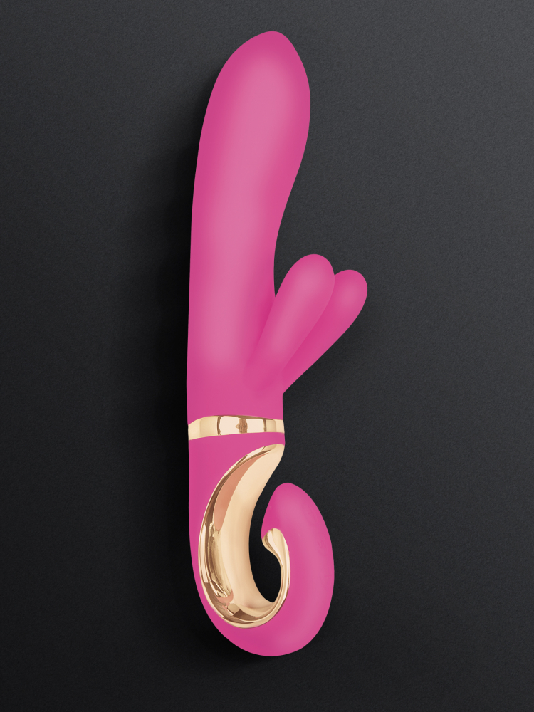 Вибратор для точки G и клитора "G-Rabbit Mini" супер нежный, розовый 
